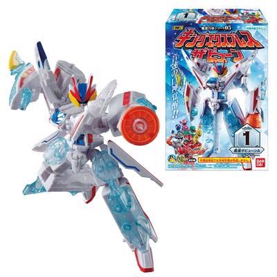 Minipla Mashin Combination Series 05 King Express Zabune Assorted 4 Types Set Zabune Sentai (Mashin A, B, C, D) [Mashin Kiramager]