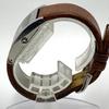 Used 420 [Battery Replaced and Cleaned] Working Item FOSSIL Women's Watch Fossil Brown Square Date Date Quartz Popular Vintage