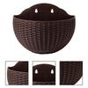 New Flower Pot Exquisite Wall-mounted Plastic Wall Hanging Basket Flowerpot For Outdoor Garden Balcony Planter Bucket Home Decor
