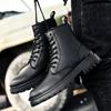Fashion Genuine Leather Men'S Boots Autumn Winter Warm Snow Boots Men High Quality Motorcycle Boots Military Tactical Mens Shoes
