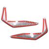 For BMW X1 U11 2025 2025 ABS Carbon Fiber/Black Car Front Rear Blade Trim Light Eyebrow Wind Knife Bumper Cover Accessories