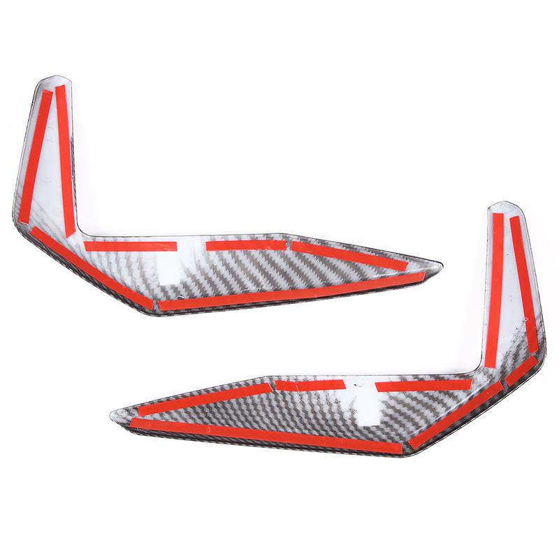 For BMW X1 U11 2025 2025 ABS Carbon Fiber/Black Car Front Rear Blade Trim Light Eyebrow Wind Knife Bumper Cover Accessories