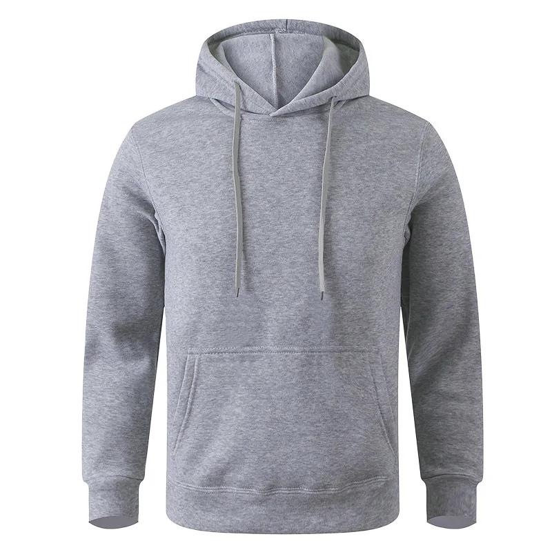Men's Loose Fit Ultra Soft Fleece Pullover Hooded Sweatshirt With Pockets