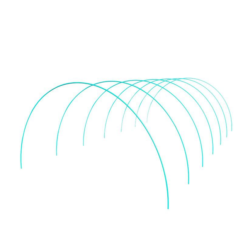 Small Fiberglass Pole: Arch Shed, Garden Fence, Tent, Kite Support, Seedling & Vegetable Shelter