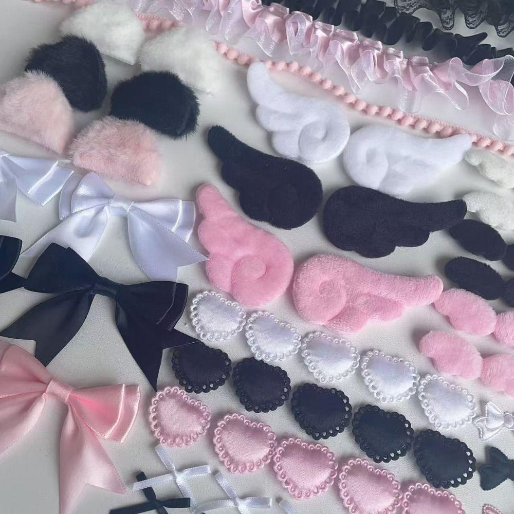 118pcs DIY Decoration Ribbon Lace Trim Set Cloth Craft Ribbon Set Scrapbook Decorating