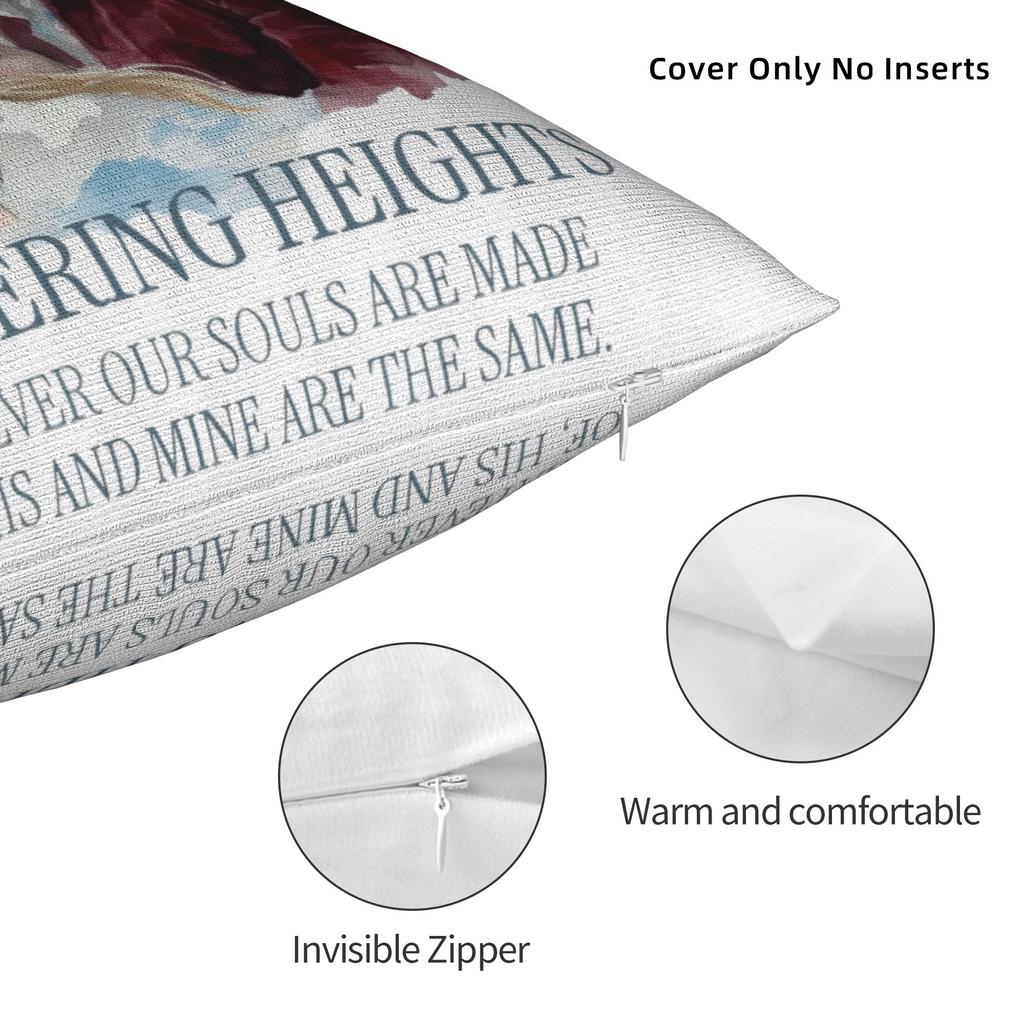 Decorative Pillowcase Wuthering Heights Movie Stuff Bed Pillow Case Cover Drop Shipping Multi-Size