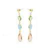 Luxenter Boucles d'oreilles finition or jaune 18 carats - Donnty