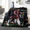 Soccer Player Sideline Printed Flannel Breathable and Warm Blanket, a Stylish Home Gift, Suitable for Home, Office and Bedspread Use. 0713a31