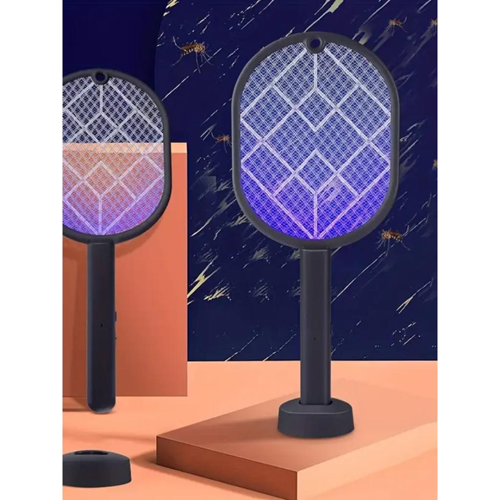 USB Rechargeable Electric Mosquito Swatter Household Mosquito Killer Lamp Two In One Mosquito Repellent Artifact Fly Swatter Pow