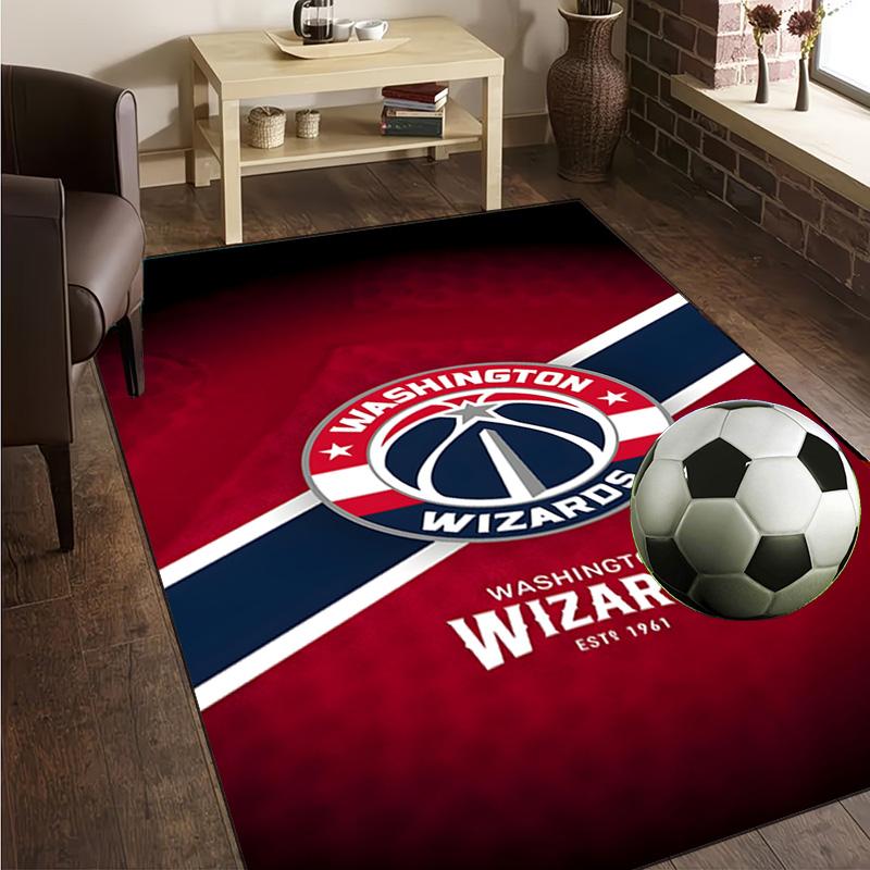 Washington Basketball Logo Rug Office Carpet Non-Slip Mat, Chair Rug Floor Covering for Gaming, Bedroom, Living Room , Home Decor Christmas Gift