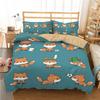Housse De Couette Bed Linens Cute Dog Twin Bedding Set Boy 3D Print Pug Duvet Cover Set Animal Pattern Ropa De Cama Kids Size