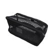 Mesh Makeup Bag Large Capacity Open Flat Toiletry Bag Travel Organizing   Pouch for Women