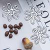 10PCS Flower Crafting Jewelry Findings Making Accessories Flower Pendant DIY Necklace Bracelet Supplies for Jewelry