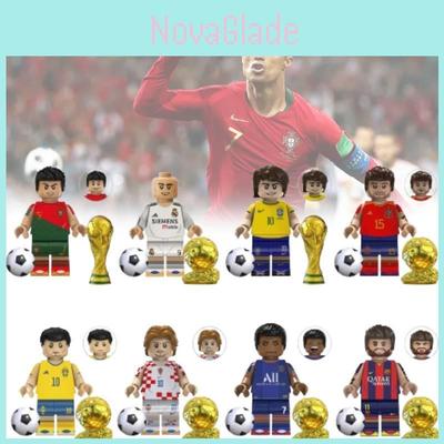 Football Star Mini Building Blocks Set Abs Plastic Diy Toy