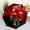 Ronaldo's Portugal Jersey Automatic Umbrella Compact & Durable 8-Rib Design Foldable Design All-Season Travel Fashion Lovers