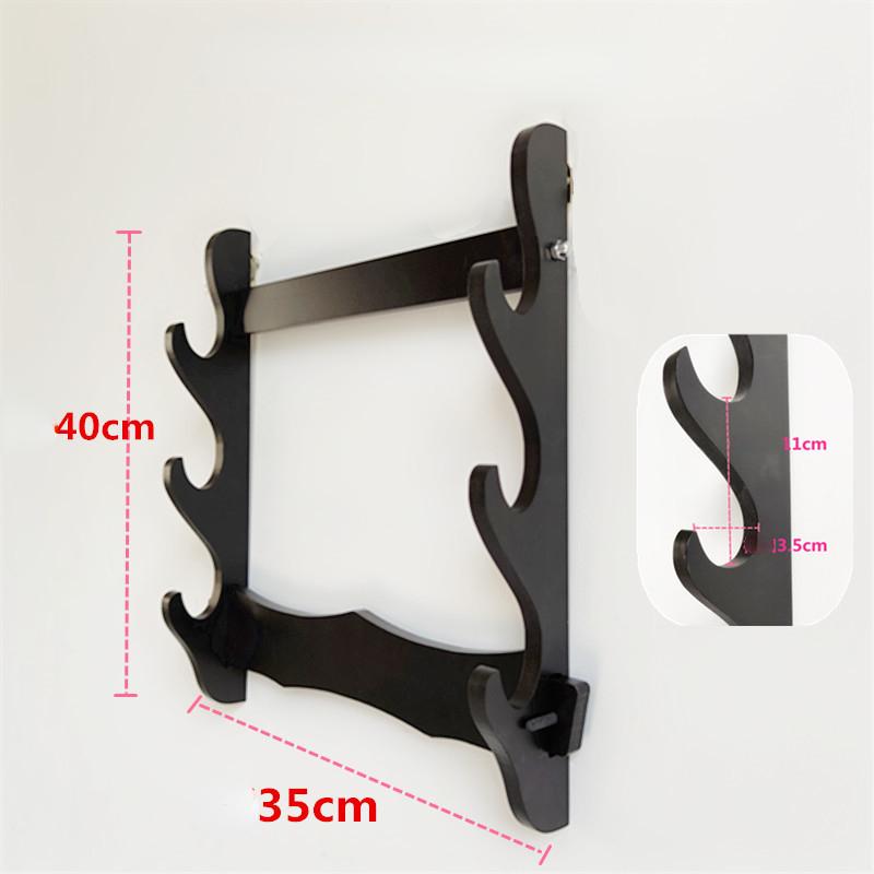 Wall Katana Knife Support Base Wooden Sabre Stand Shelf Display Sword Holder Wall Japanese Katana Rack Organizer Home Decoration