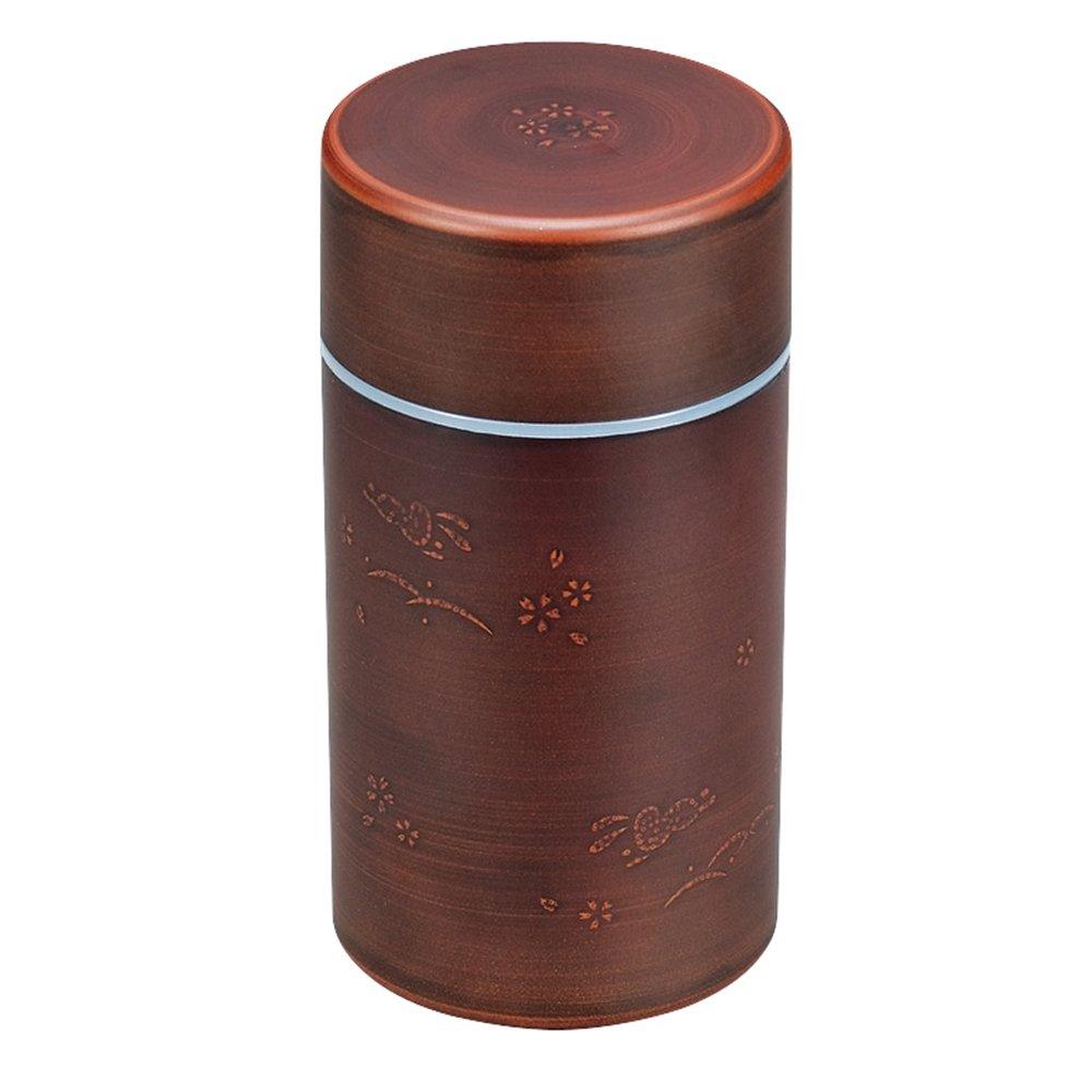 

Miyamoto Sangyo Tea Caddy Polished Wood Grain Rabbit 400ml Brown 4512951099607