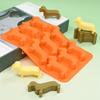 High Quality Silicone Dessert and Treat Molds 9 Cavity Dachshund Shape Mould For Handmade Chocolates And Dessert