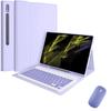 Custodia per Tablet Samsung S10 FE+: Tastiera da 13,1", Slot per penna, Copertina in pelle, Mouse da 12,4"