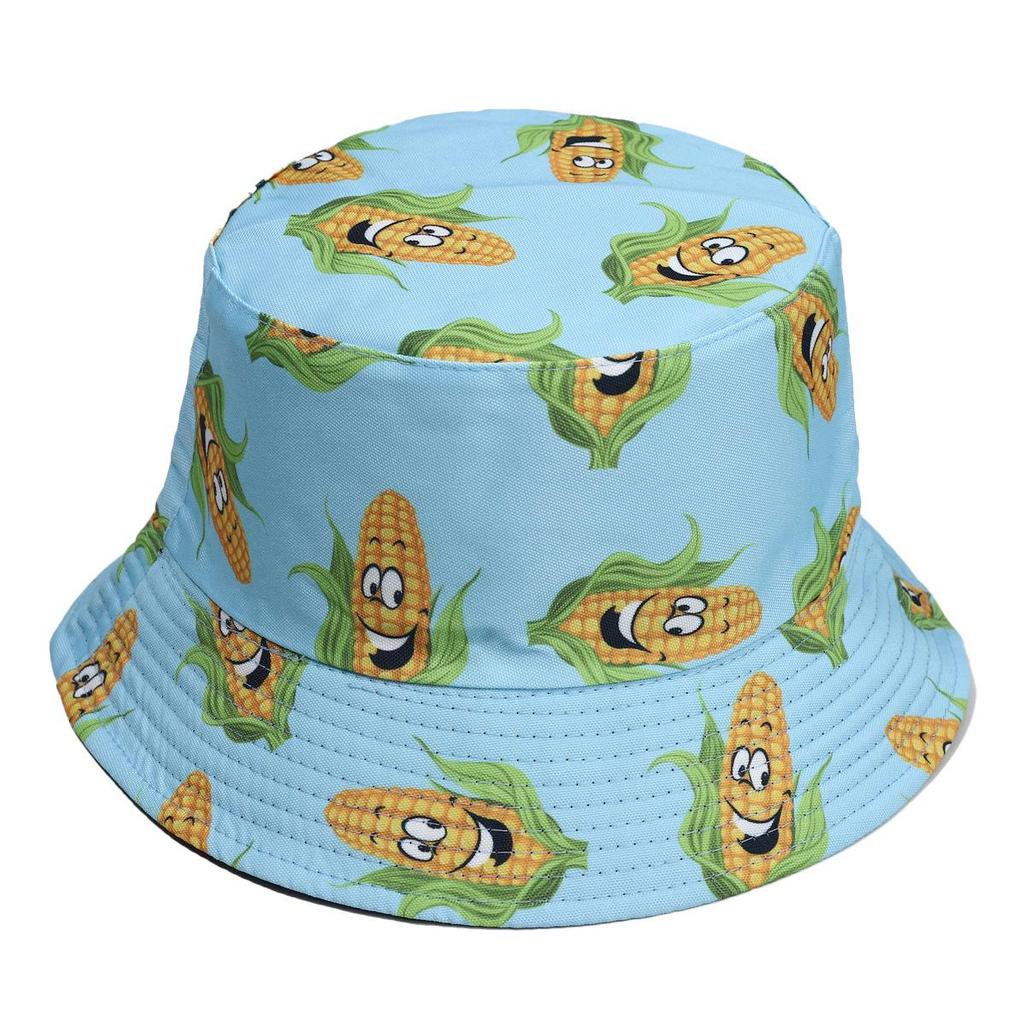 2026 Lemon Pattern Reversible Bucket Hat for Men & Women – Summer Sun Protection