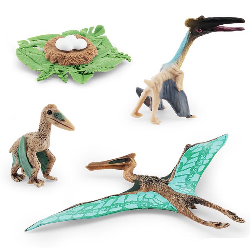 Simulation Jurassic Dinosaur Growth Cycle Model Puzzle Cognition Pterosaur Tyrannosaurus Growth Process Static Ornament