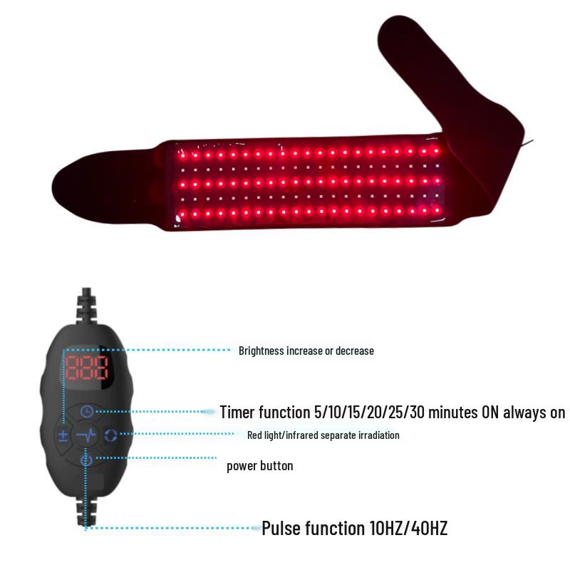 Red Light Infrared Therapy Waist Belt for Back Pain Relief
