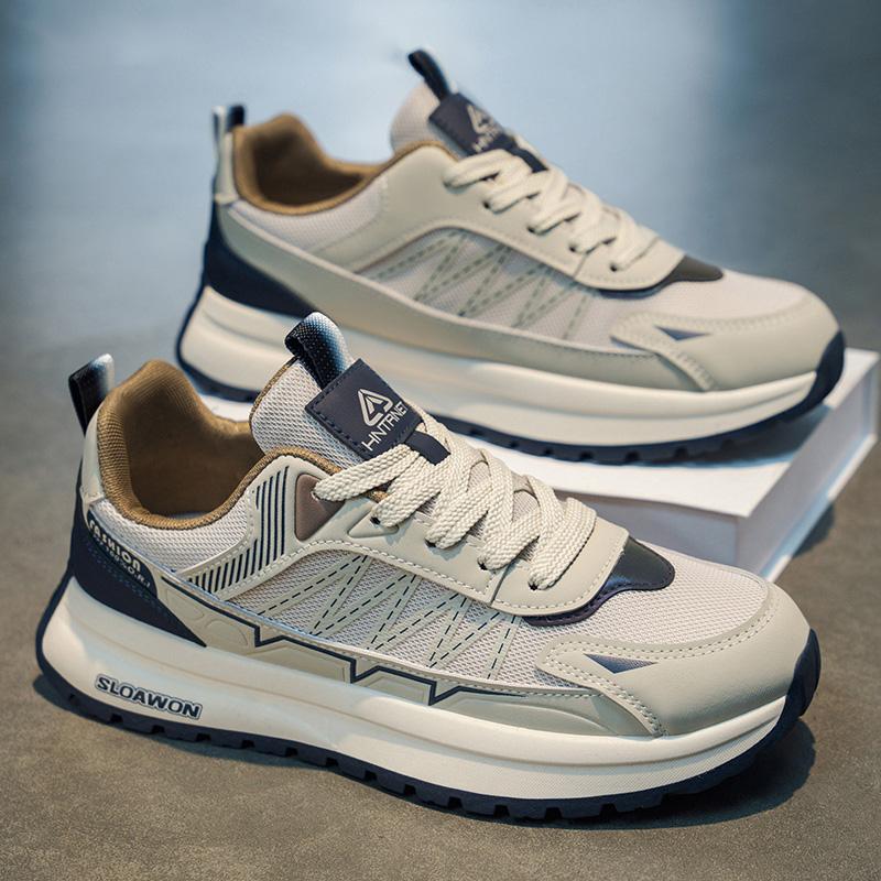 

Men s Shoes Trendy Brand High-end Feel Teenagers Running Anti Slip Sports Leisure Thick Sole Height Increasing Forrest Gump Dad 26 40 Standard Sports Code