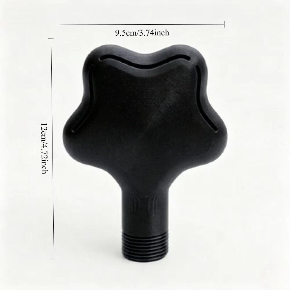Star-shaped Pool Fountain Universal Fit 3/4 Inch Threaded Pool Aeration Nozzle Multi-angle Flowing Solid Lightweight Plastic