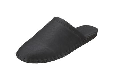 Pantufas de Quarto Pansy 9755 Feitas sob Medida Preto Masculino, Resistente a Manchas, Japão, LL,