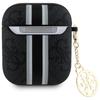 Guess Gua2P4Rpsk Airpods 1/2 Cover       Black 4G Printed Stripes Charm