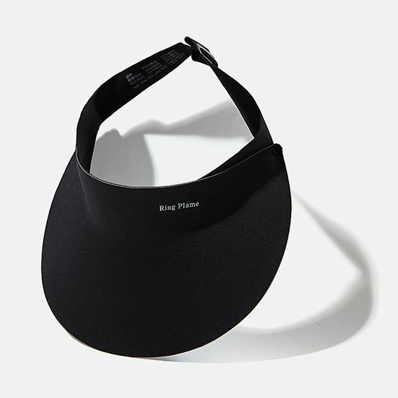2021 nuove donne estate visiera parasole cappello a tesa larga cappello da spiaggia protezione UV regolabile cappellino femminile cappellini in puro cotone imballabili  200000297
