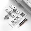 Diebstahlsicherer Türschnapper aus Aluminiumlegierung, ohne Bohren, mit 90° & 180° Anschlag
