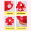 Lovely Mushroom Designs Waste Bin With Sealed Cover Sturdy ABS for Kitchen Kid Room