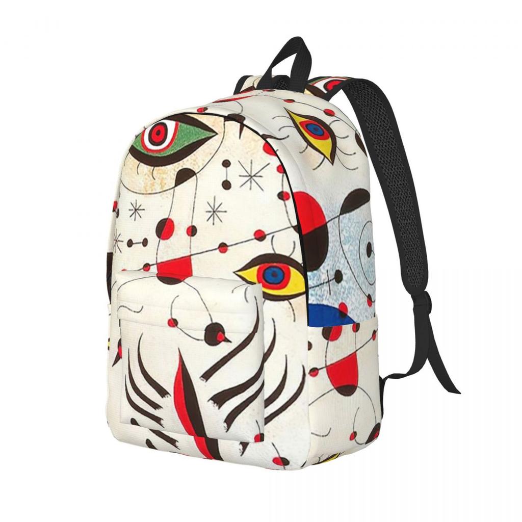 Joan Miro Backpack Hot Sale Daypack Large Capacity Boys Girls BookBag School Bag Shoulder Bags for Men Women