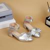 Girls' High-heeled Sandals, New Style Children's Soft-soled Anti-slip Shoes