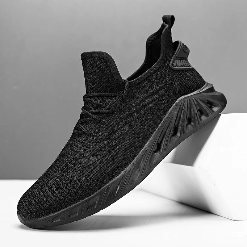 Fashion Summer Lightweight Men Running Sneakers Sport Shoes Classical Mesh Breathable Casual Shoes Fashion Tenis Anti Slip Sneakers
