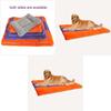 Pet Sleeping Pad With Flannel Cover And Pp Cotton Filling For Comfort And Warmth