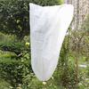 Winter Plant Cover Breathable Freeze Protection Pouch Reusable Frost Blanket with Zipper Drawstring for Outdoor Potted Plants Shrub