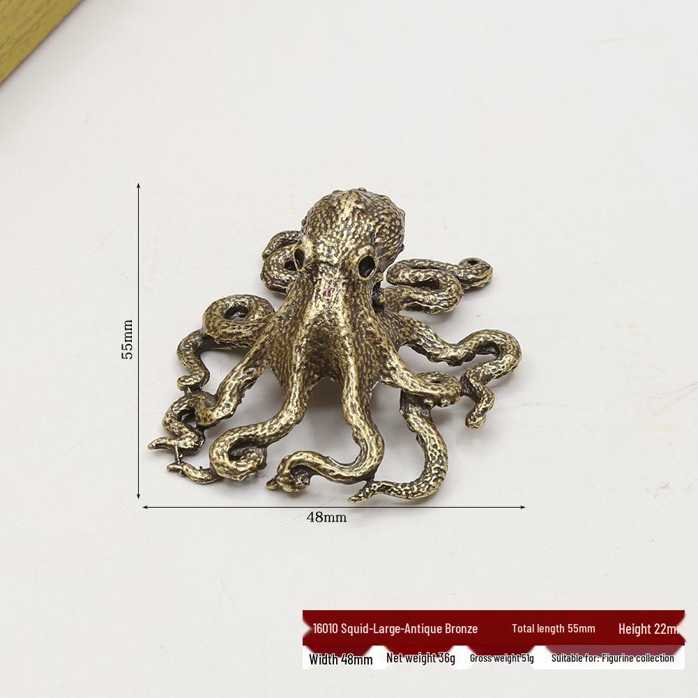 Antike Bronze Vier Göttliche Bestien Ornamente: Blauer Drache, Weißer Tiger, Roter Phönix und Schwarze Schildkröte - Feng Shui Dekoration für Wohlstand