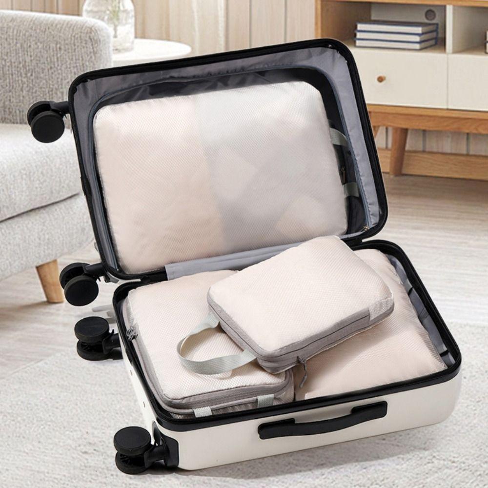 4pcs Multi-Purpose Waterproof Organizer Bags Portable Suitcase Clothes Organizers  Clothes Packing