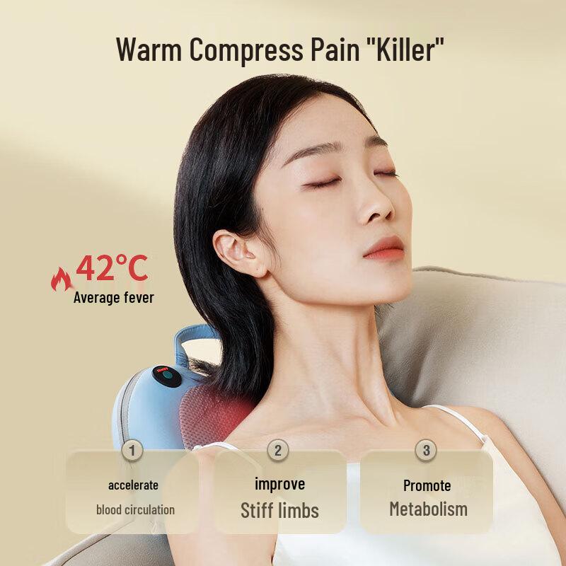 Mijie M3 Portable Neck & Back Massager Pillow