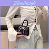 French Chic Small Square Bag With Bow Detail For Casual Outfits