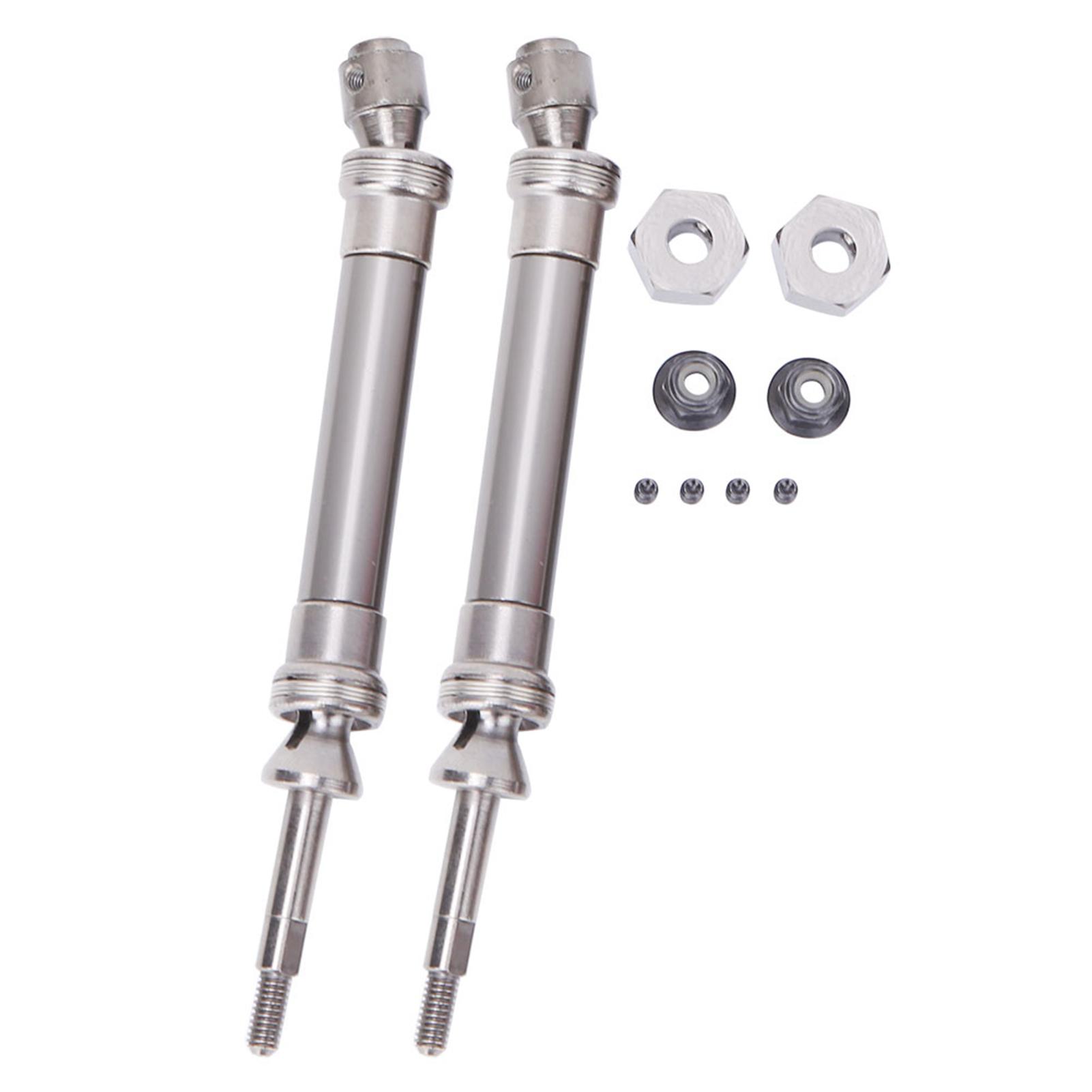 

Metal Rear CVD Drive Shaft Set Fit for Traxxas Slash 110 RC Car NSV775Titanium