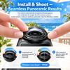 Tempered Glass Lens Protector for Insta360 X6 Premium Lens Guard HD Clear 10H Hardness Anti Scratch Optical Camera Accessories