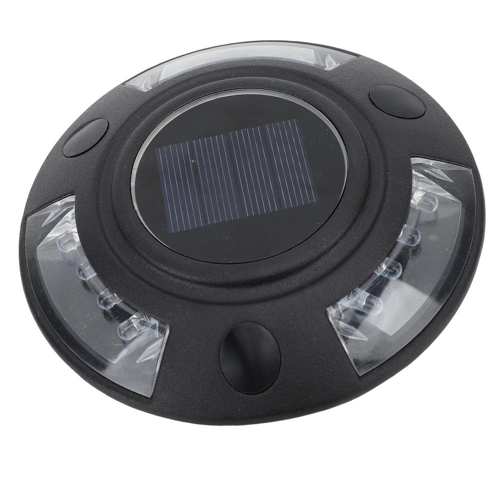 Solar Driveway Marker Light Aluminium Alloy Solar Powered Outdooor Waterproof LED Road Studs Lamp for Sidewalk Pathway White Light