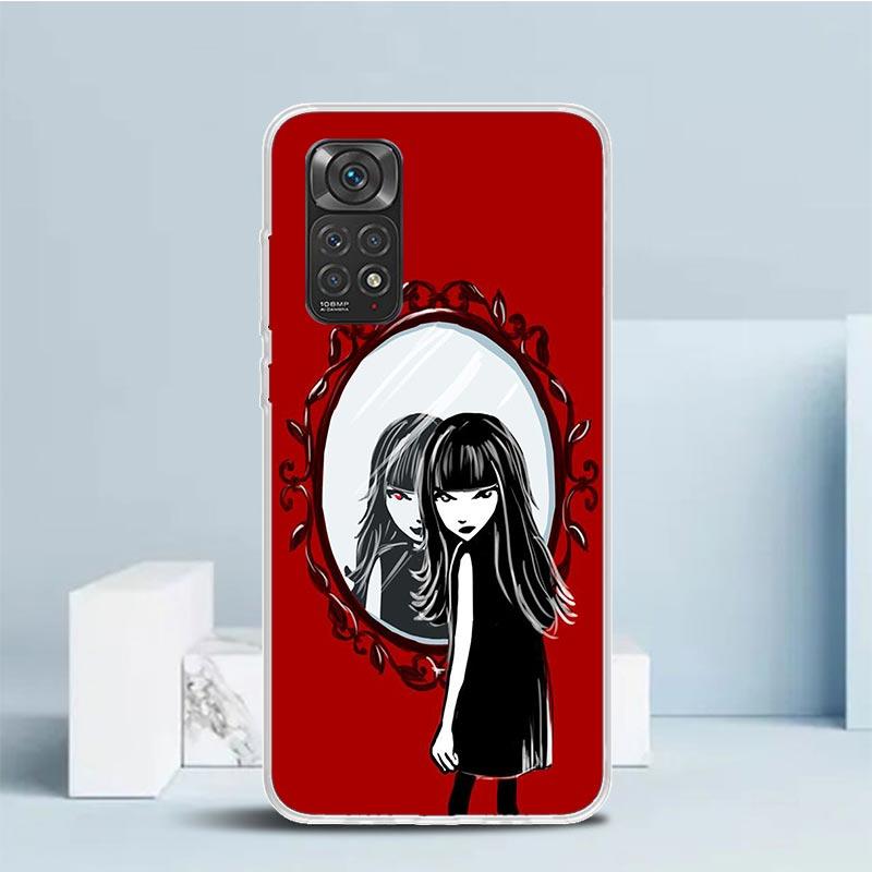 Comics Emily The Strange Soft Cover for Xiaomi Redmi Note 15 14 13 12 Pro Plus Phone Case 14S 11S 11T 11E 10S 10 4G Pattern Shel