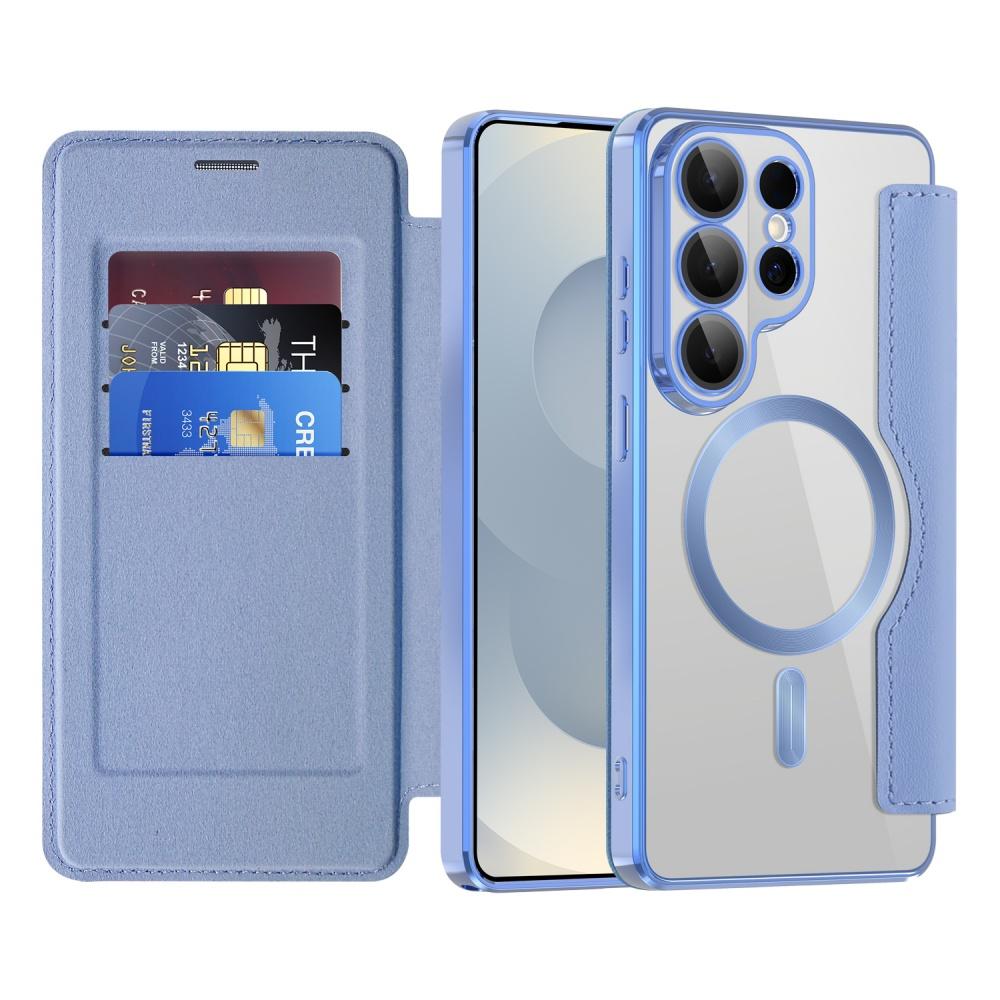 Phone Case Cswo02 Leather Flip Phone Case For Samsung Galaxy S25 S26 Ultra Plus S25 Fe Edge S24 S25 Ultra For Magsafe Card Wallet Mangnet Funda