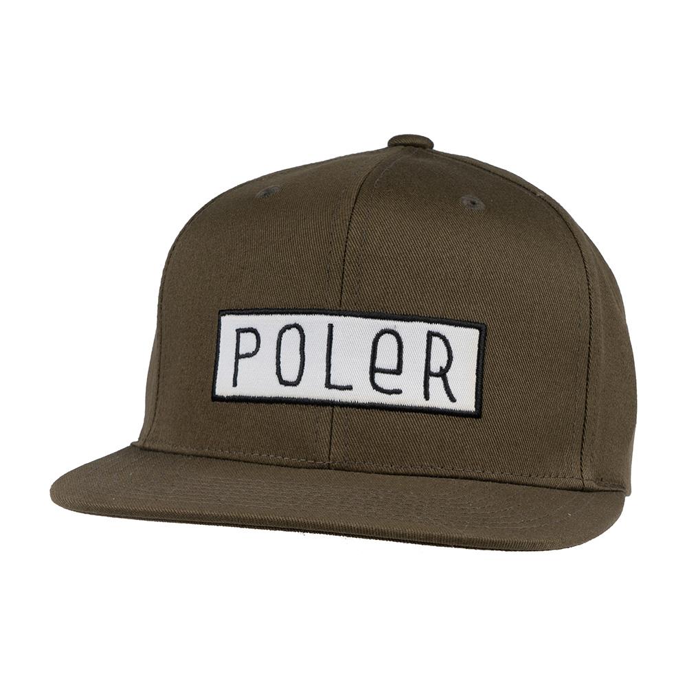 POLERSTUFF Font Patch Hat Olive