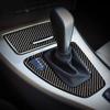 Carbon Fiber For BMW 3 Series E90 E92 E93 Inner Gearshift Air Conditioning CD Panel Door Armrest Cover Trim Sticker Accessories