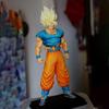 31.5cm Dragon Ball Goku Super Saiyan Blue Standing Position Anime Figure Boys Collectible Model Statue Pvc Decor Fans Gifts Toys